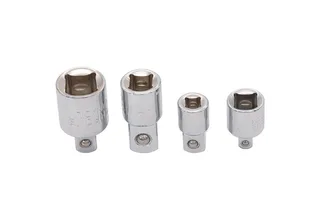 Steckschlüssel 4x Steckschlüssel Adapter Nuss 1/2" 1/4" 3/8", Knarre, Aufsatz, Ratsche, Stecknuss van Benson – productafbeelding 2 van 3