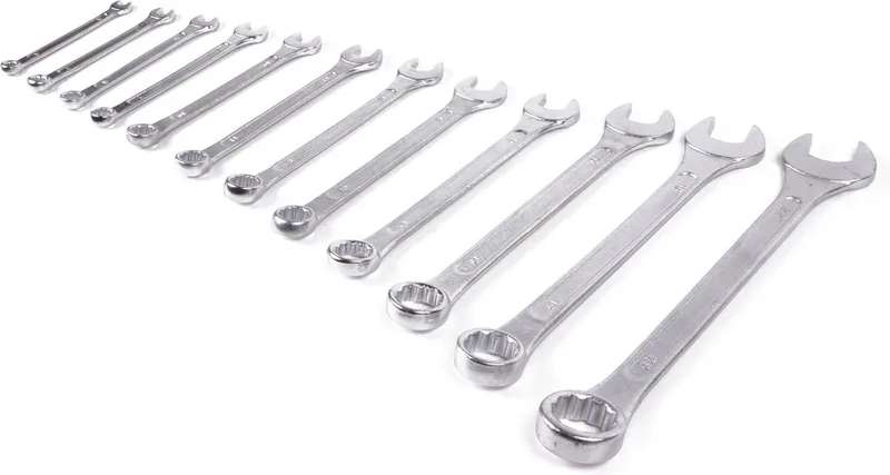 Steeksleutel- en ringsleutelset - 6 t/m 22 mm - 12-delig - Inclusief etui von Benson – Produktbild