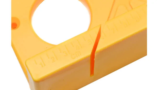Verstekbak - 45 en 90 graden - Geel - Kunststof - 30x14x8 cm fra Benson – produktbillede 4 af 5