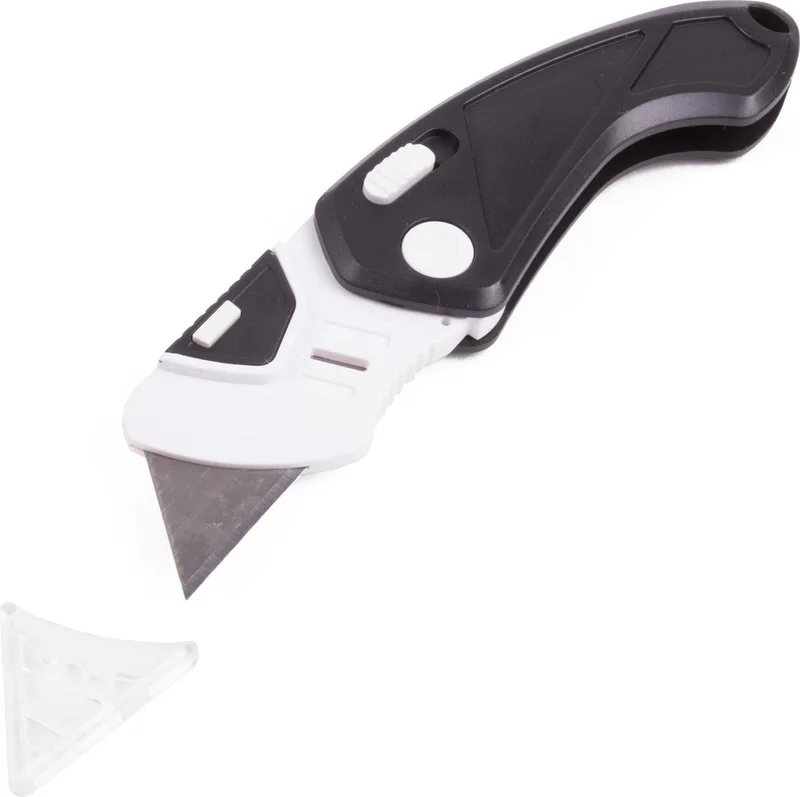 werkmes - Hobbymes Multifunctie Inklapbaar - Zwart de Benson, Blanc – image du produit