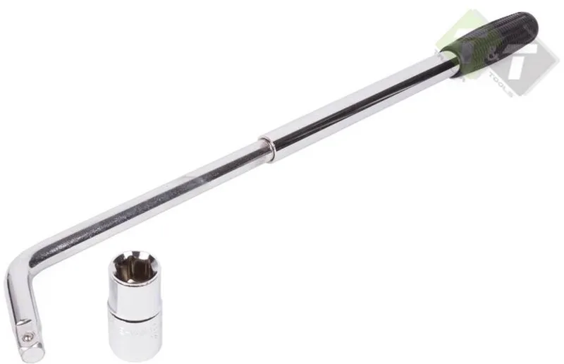 Wielmoersleutel telescopisch - 17 en 19 mm - Wielsleutel - 355 tot 530mm von Benson, Ornaje – Produktbild