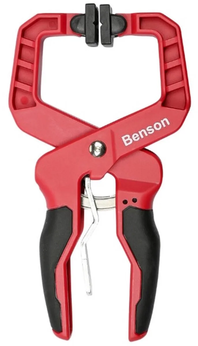 Zeilklem met ratel - Sterke grip - 65 mm x 150 mm - Kunststof de Benson, Bleu – image du produit