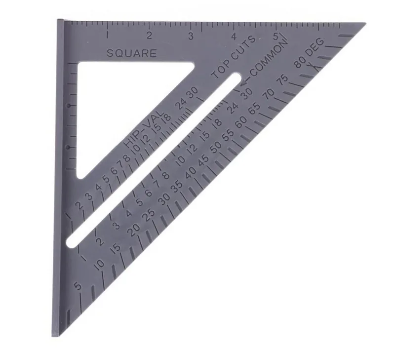 Zimmermannswinkel Anschlagswinkeldreieck 150mm Zimmermannswinkel Winkelmesser, (1-St), 150 mm, metrische & imperiale Skala van Benson – productafbeelding 1 van 3