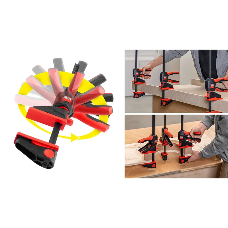 BESSEY 2 x Einhandzwinge mit drehbarem Griff EZ360S-11SET 110 mm de Bessey – image du produit 2 sur 6