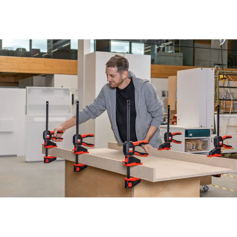 BESSEY 2 x Einhandzwinge mit drehbarem Griff EZ360S-11SET 110 mm de Bessey – image du produit 6 sur 6