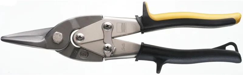 Blikschaar Geel 240 mm voor Figuurknippen van Bessey – productafbeelding 1 van 2