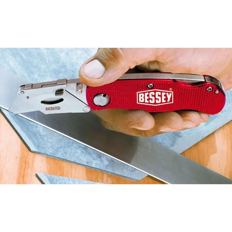 Klingen-Klappmesser mit Aluminiumgriff DBKAH-EU von Bessey, Kleurloos – Produktbild 4 von 4