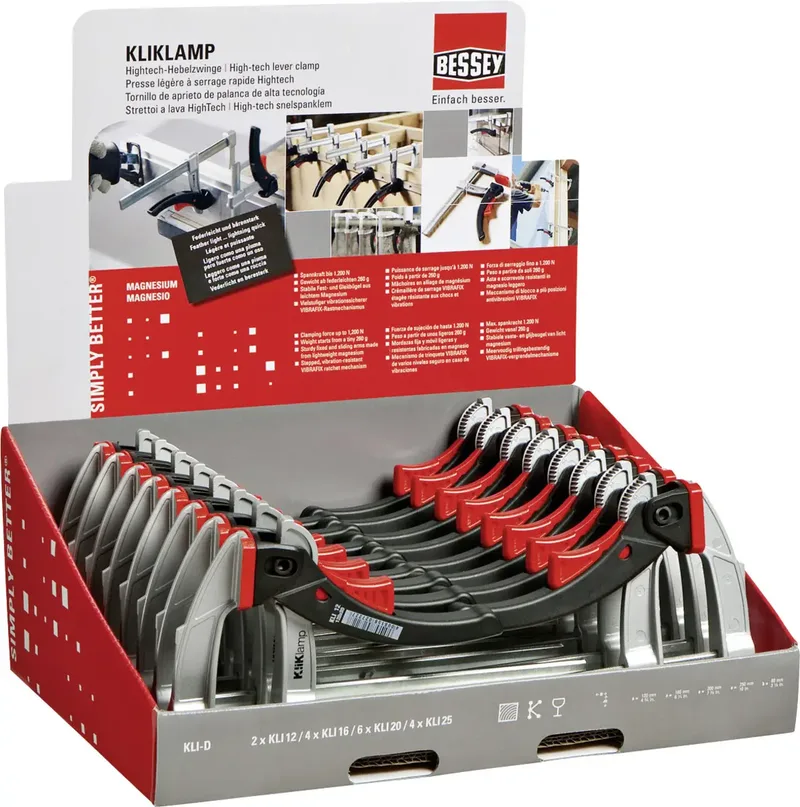Présentoir de comptoir KliKlamp KLI-D Bessey KLI-D de Bessey – image du produit