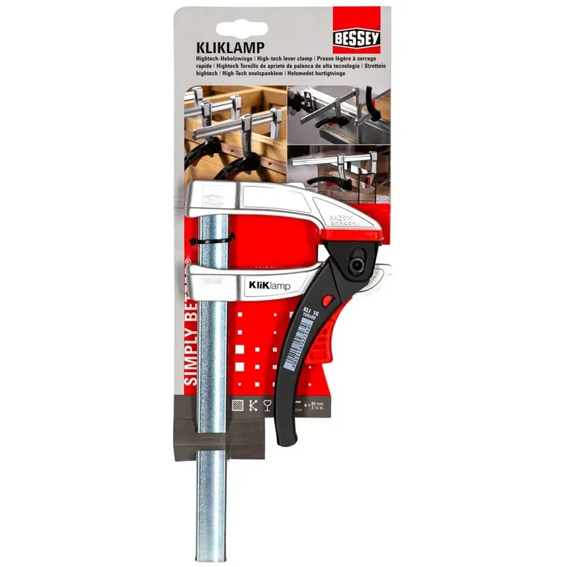 Kliklamp Kli 160/80 Einhandzwinge van Bessey – productafbeelding 1 van 2
