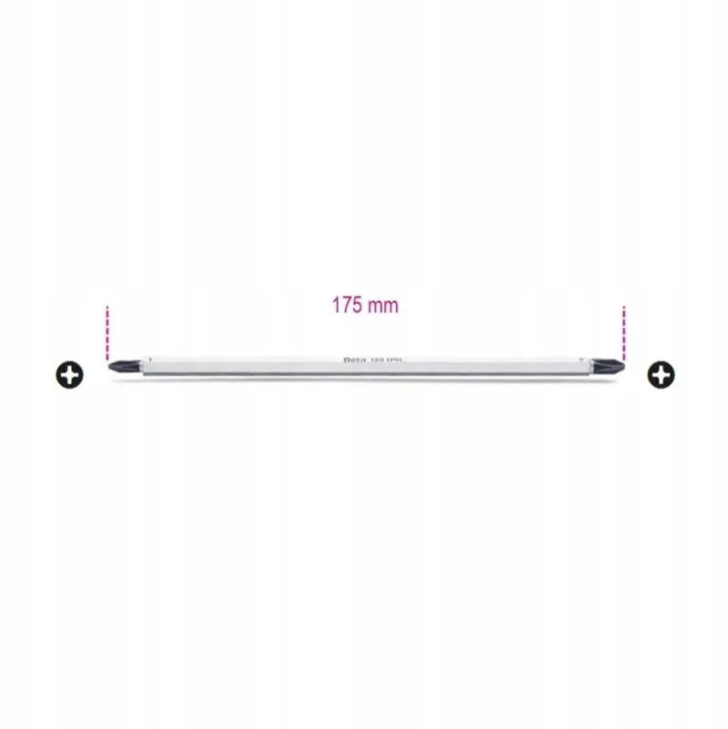 Beta 1281PH/2-3 Dubbelzijdige Phillips Schroevendraaier Bit PH2-PH3 by Beta – product image