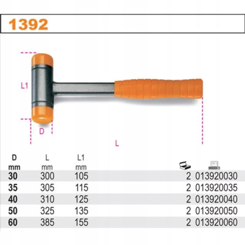 Beta 1392/30 Hamer 30mm - Trillingsvrij van Beta – productafbeelding