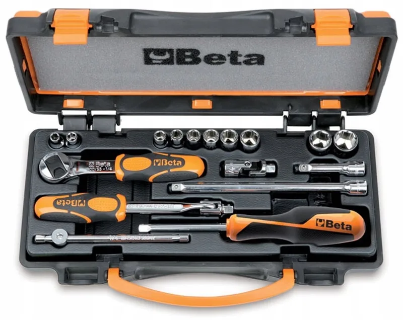 Beta 17-delige Doppenset Inch met Accessoires - 900AS/MB-C17 de Beta, Noir – image du produit
