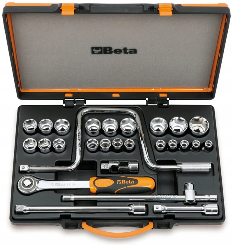 Doppenset 1/2" 27 Delen - 10-32mm från Beta – produktbild
