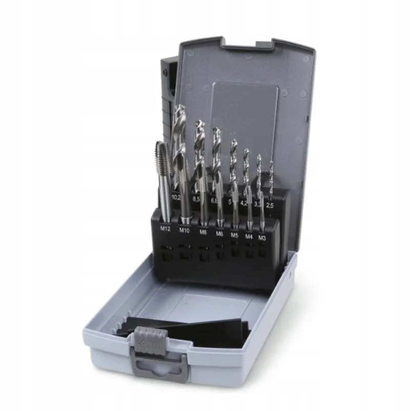 Gereedschapset: 7 Tapboren & 7 HSS Boren de Beta, Gris – image du produit