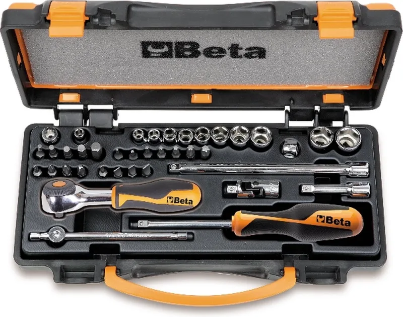 Gereedschapset 900/C11HR: Doppen & Bits van Beta, Oranje – productafbeelding