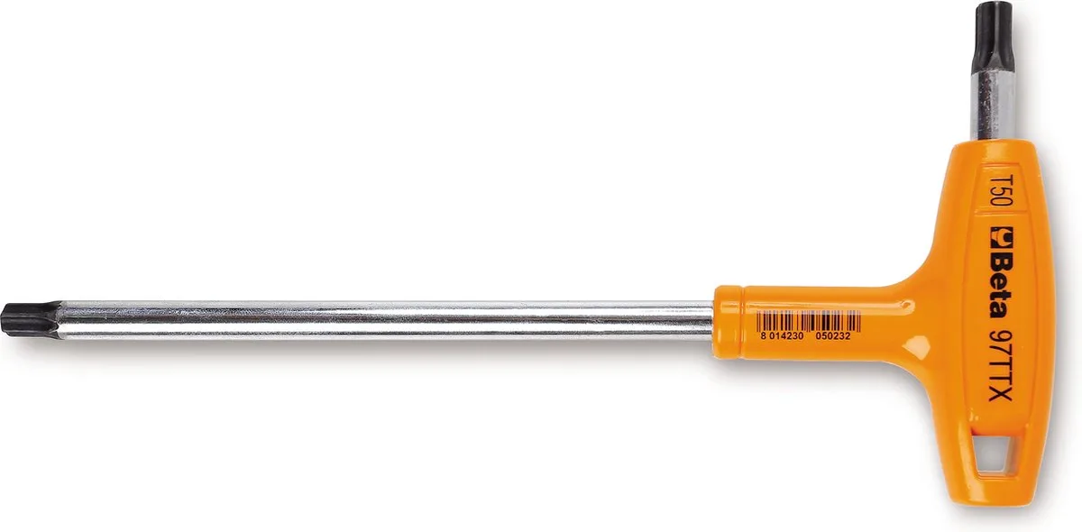 Haakse stiftsleutel Beta Tools 97TTX Torx T10 von Beta, Schwarz – Produktbild