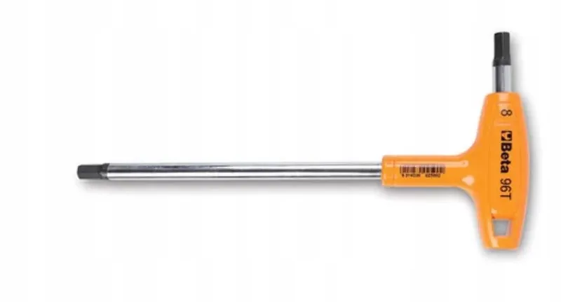 Inbussleutel met handvat 5 mm, rechts, blisterverpakking van Beta – productafbeelding