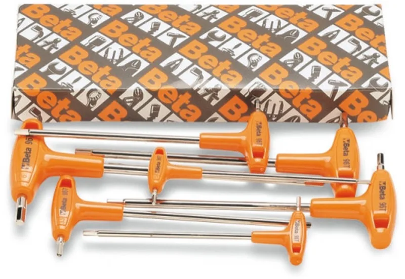 Inbussleutelset 6 delig haaks by Beta, Orange – product image