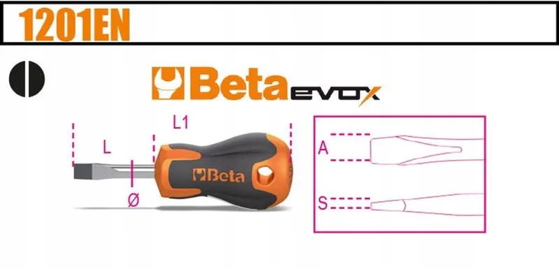 Platte Schroevendraaier 1201EN/6.5X30 - 1.2x6.5x30mm by Beta – product image