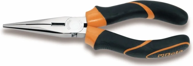 Punttang 160mm - PVC Greep - Zwart/Oranje - Precisiewerk von Beta, Chrom – Produktbild