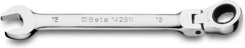 Ringsleutel 24mm met Ratel & Draaikop - 142SN by Beta – product image