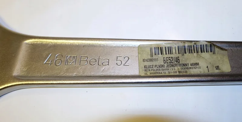 Ringsleutel 46mm x 370mm - Professioneel Gereedschap de Beta – image du produit