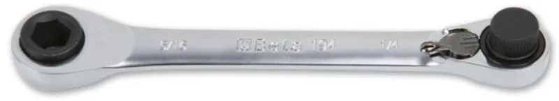 Ringsleutel met Ratel 1/4" x 5/16" - Dubbelzijdig by Beta, Black – product image