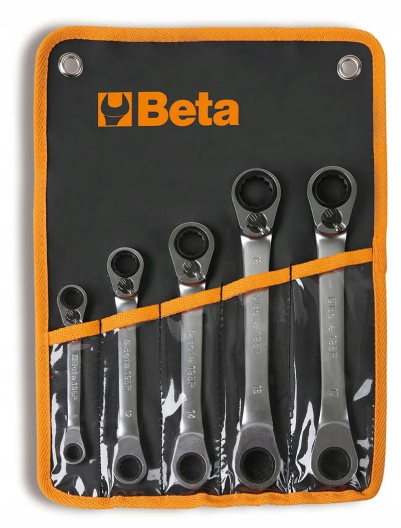 Ringsleutelset met Ratel 8-19mm 5 Delig 195P/B5 von Beta – Produktbild