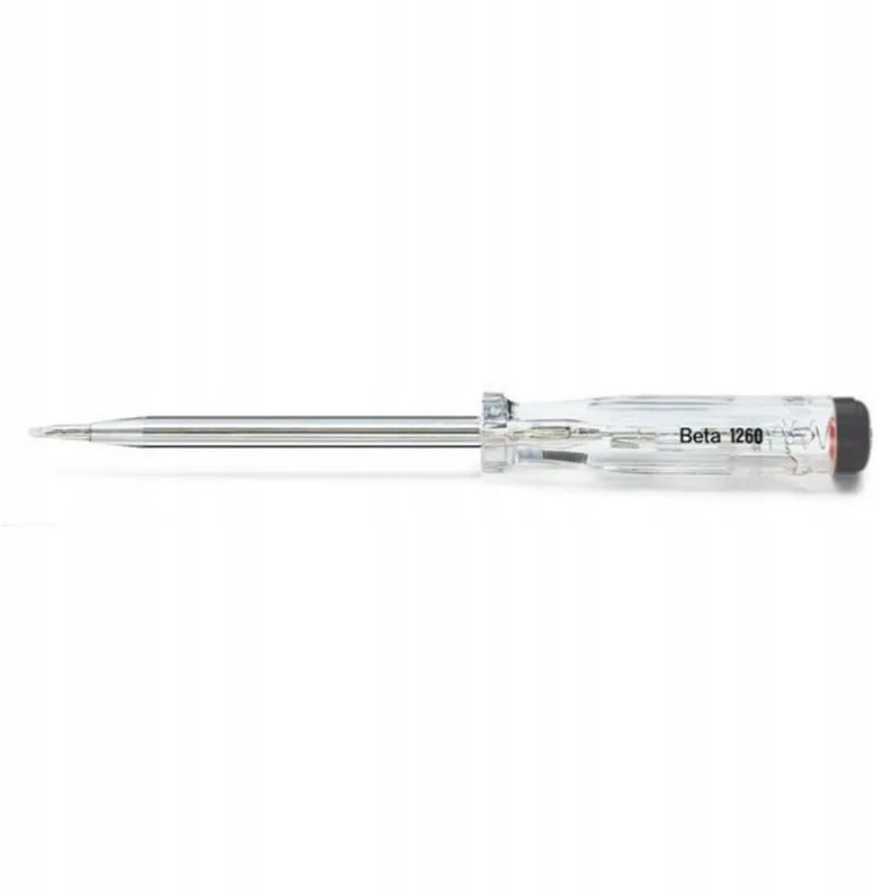 Spanningstester Schroevendraaier 150-220V van Beta, Transparant – productafbeelding