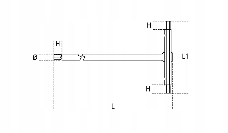 T-sleutel Inbus 2mm - Professioneel Gereedschap van Beta – productafbeelding