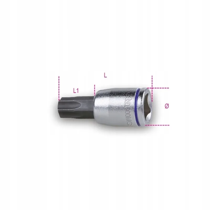 Torx T25 dopsleutelbit 1/4" met kleurcodering by Beta – product image
