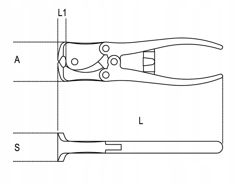 Zijsnijtang 180mm - Krachtige Hefboomwerking by Beta – product image