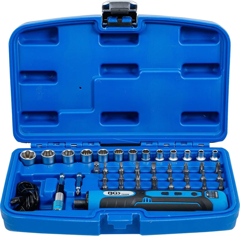 accuschroevendraaier incl. bit- en dopsleutelset 41-delig - 7... by BGS technic – product image
