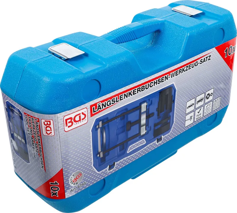 Achteras-draagarmbus gereedschapset voor Ford & Volvo by BGS technic, Blue – product image