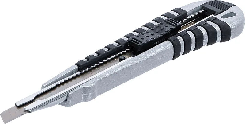 Afbreekmes, mesbreedte 9 mm van BGS technic, Zwart – productafbeelding