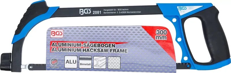 Aluminium zaagbeugel met HSS-zaagblad, 300 mm von BGS technic – Produktbild