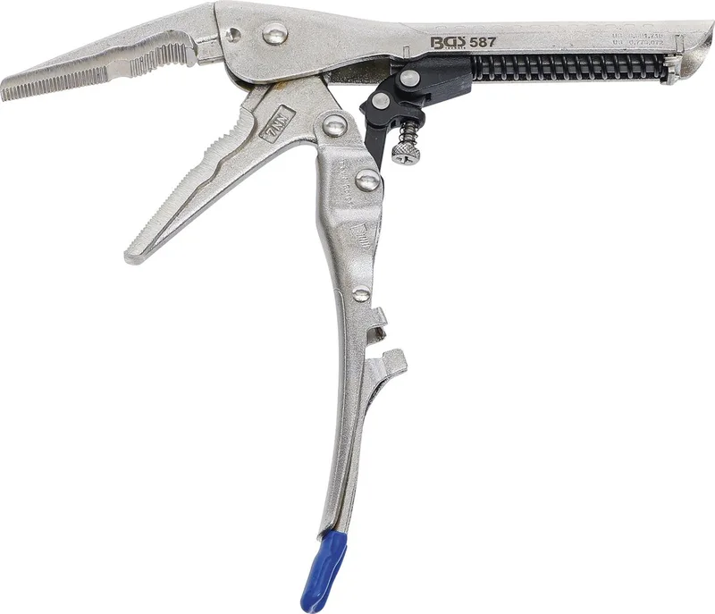 automatisch Langbeck-Gripzange 190 mm - 587 von BGS technic, Blau – Produktbild
