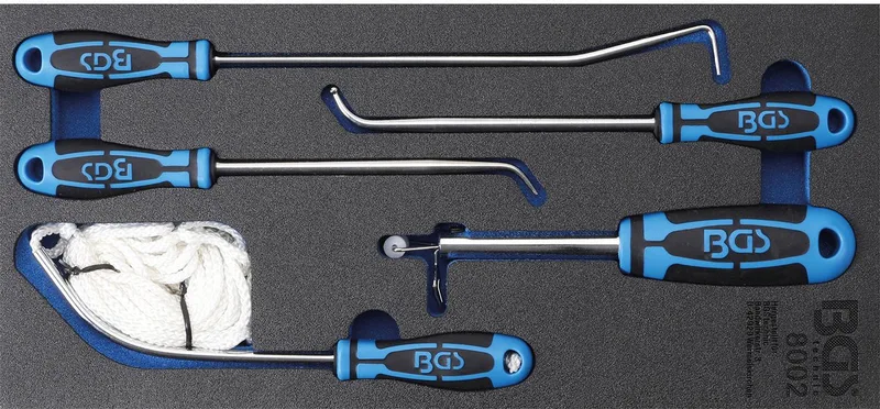 Autoruit gereedschapset 5 delig by BGS technic, Blue – product image