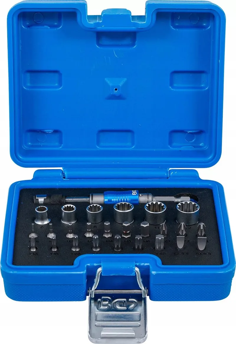 BGS 1/4" Dopslag- en Bitset, 26 Delig, Compacte Koffer de BGS technic – image du produit
