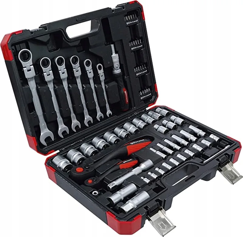BGS 68-delige Universele Gereedschapset - Chroom-Vanadium Staal de BGS technic, Noir – image du produit
