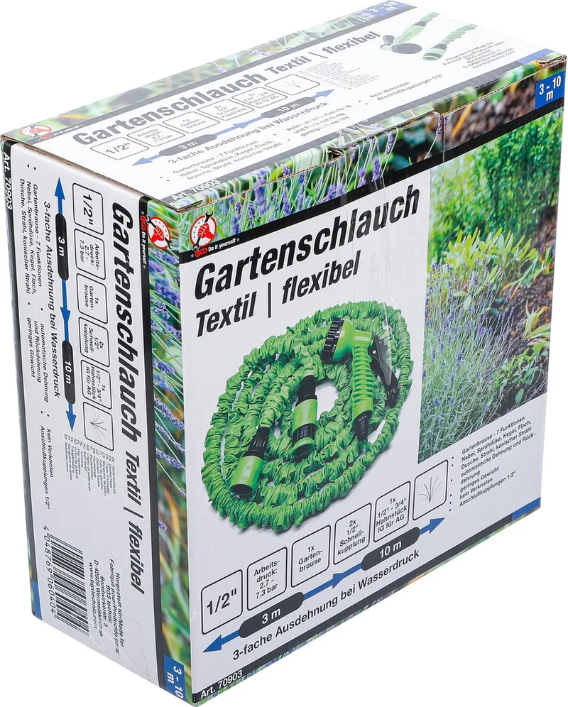 BGS 70903 - Tuyau d’arrosage | textile | flexible | 3 - 10 m von BGS technic – Produktbild