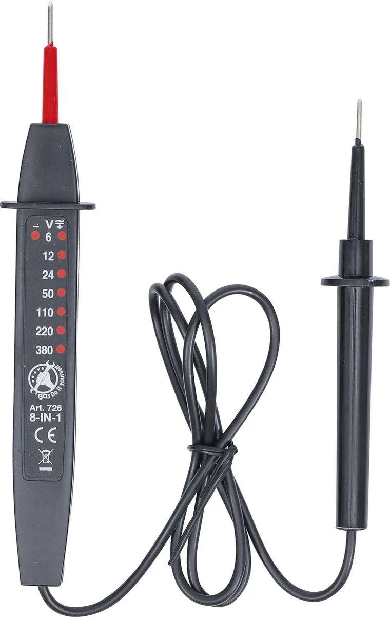 BGS 726 - Testeur de tension | 6 - 380 V by BGS technic, Black – product image