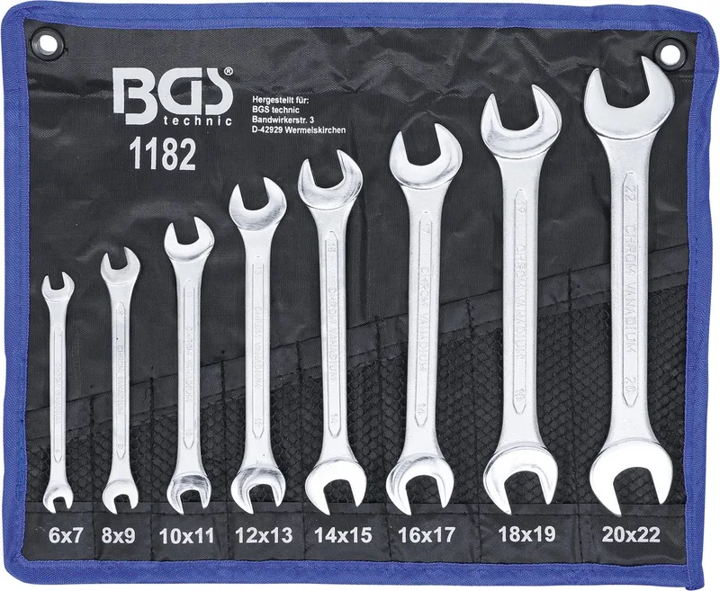 BGS - 8-delige steeksleutel - set by BGS technic – product image