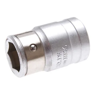 Bit-Adapter mit Haltekugel Innenvierkant 12,5 mm (1/2") Innensechskant 14 mm von BGS technic – Produktbild