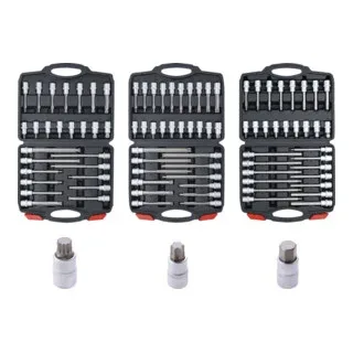 Bit-Einsatz-Sortiment Antrieb Innenvierkant 12,5 mm 88-tlg. by BGS technic – product image