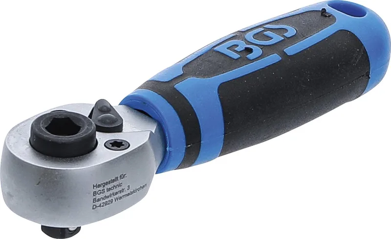 Bit-ratelsleutel binnenzeskant 1/4 van BGS technic, Blauw – productafbeelding