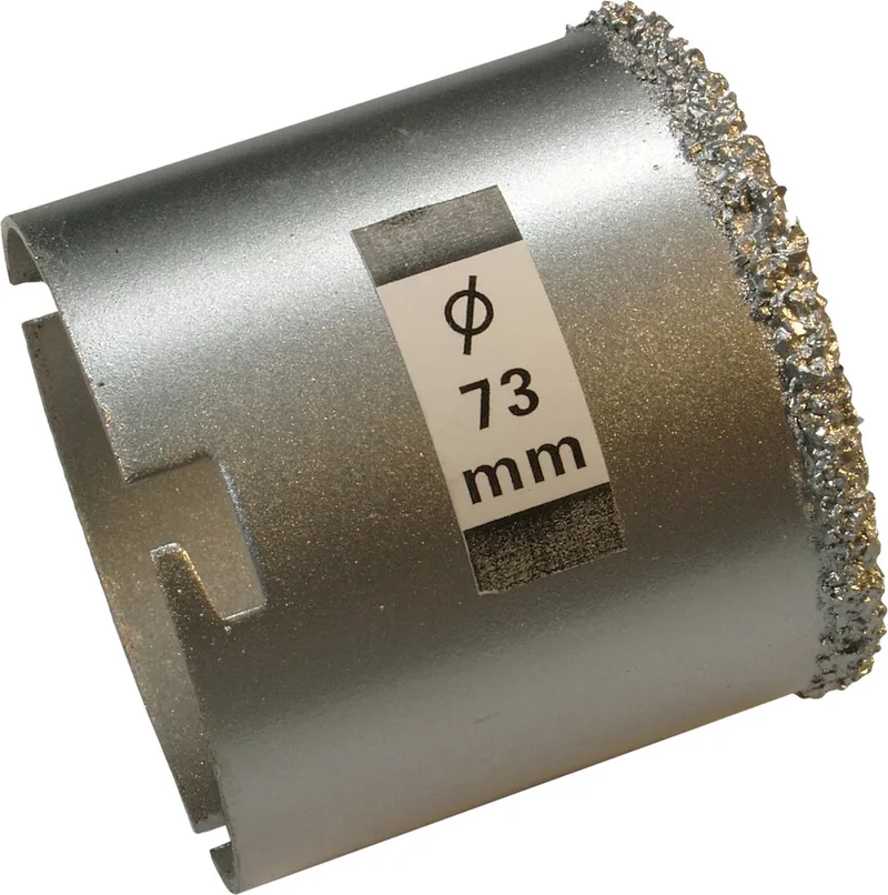 Boorkroon voor tegengatboormachine Ø 73 mm - 3914 by BGS technic, Silver – product image