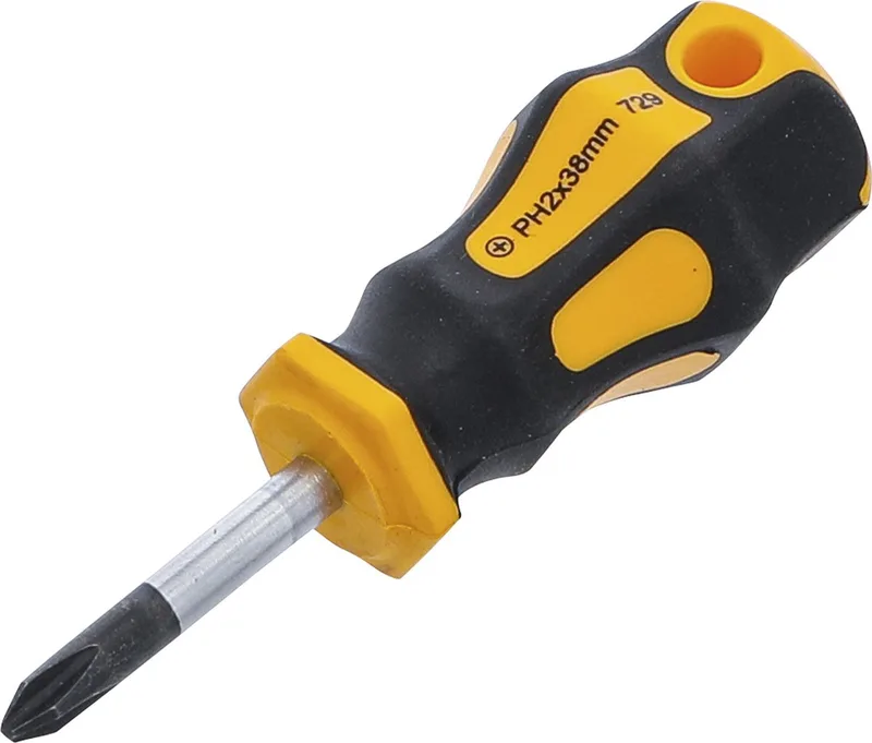 Carburateur schroevendraaier kruiskop PH2 x 38 mm by BGS technic, Yellow – product image