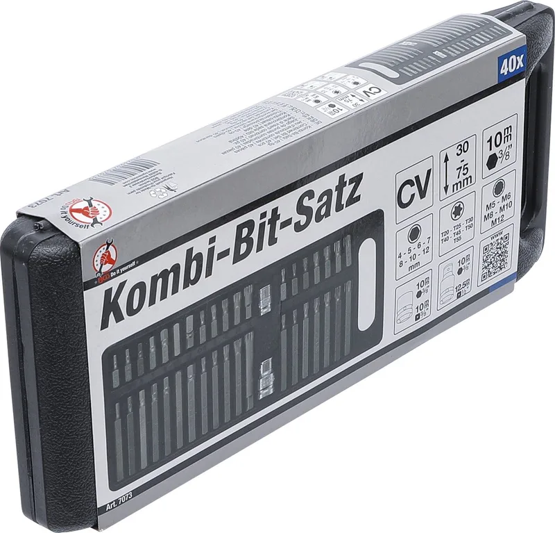 Combi-bitset in kunststof koffer 40 delig von BGS technic – Produktbild