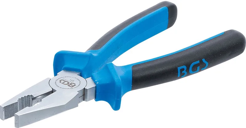 combinatietang 200 mm - 371 van BGS technic, Blauw – productafbeelding